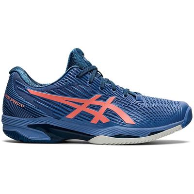 Asics Mens Solution Speed FF 2 Tennis Shoes -  Blue Harmony/Guava - main image