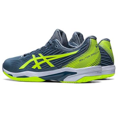 Asics Mens Solution Speed FF2 Tennis Shoes - Steel Blue/Hazard Green - main image