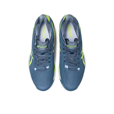 Asics Mens Solution Speed FF2 Tennis Shoes - Steel Blue/Hazard Green - main image
