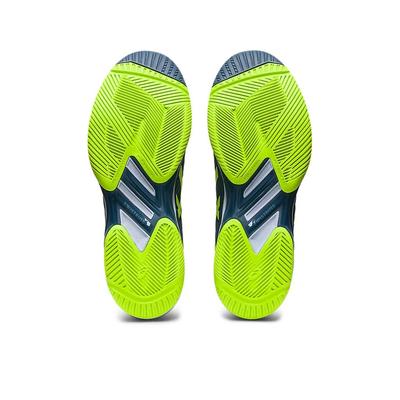 Asics Mens Solution Speed FF2 Tennis Shoes - Steel Blue/Hazard Green