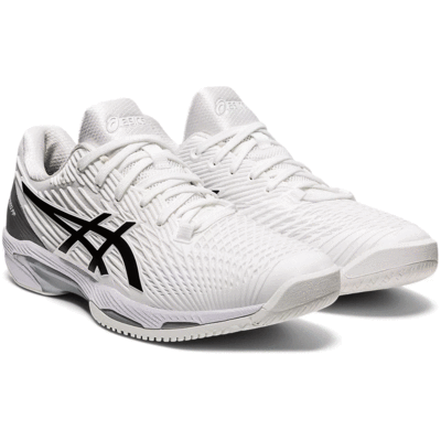 Asics Mens Solution Speed FF 2 Tennis Shoes -  White/Black