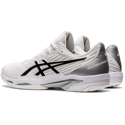 Asics Mens Solution Speed FF 2 Tennis Shoes -  White/Black