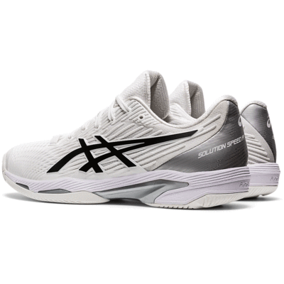 Asics Mens Solution Speed FF 2 Tennis Shoes -  White/Black - main image