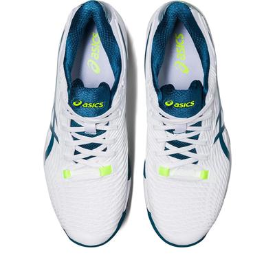 Asics Mens Solution Speed FF 2 Tennis Shoes - White/Blue - main image