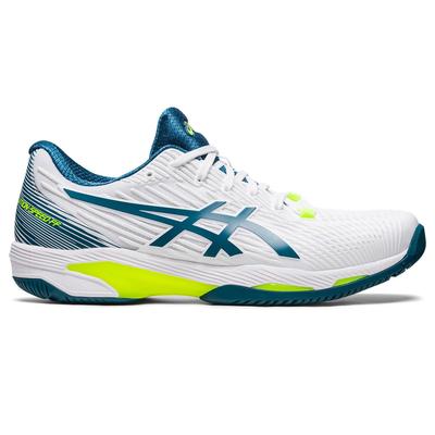 Asics Mens Solution Speed FF 2 Tennis Shoes - White/Blue - main image