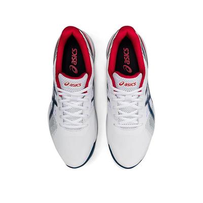 Asics Mens GEL-Game 8 Tennis Shoes - White/Mako Blue - main image