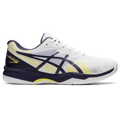 Asics Mens GEL-Game 8 Tennis Shoes - White/Indigo Fog