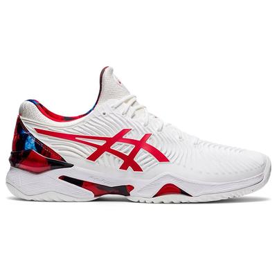 Asics Mens Court FF Novak L.E Tennis Shoes - White/Classic Red - main image