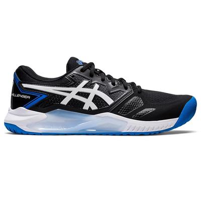 Asics Mens GEL-Challenger 13 Tennis Shoes - Black/Electric Blue - main image