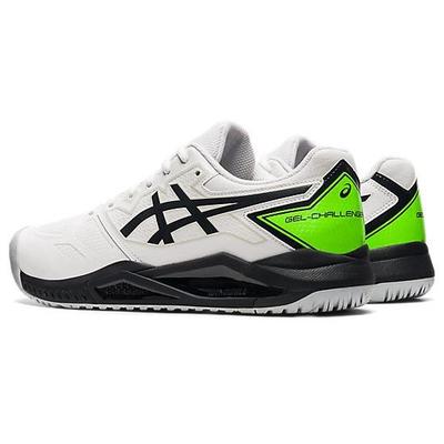 Asics Mens GEL-Challenger 13 Tennis Shoes - White/Gecko Green - main image