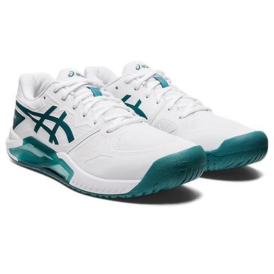 Asics Mens GEL-Challenger 13 Tennis Shoes - White/Velvet Pine - main image