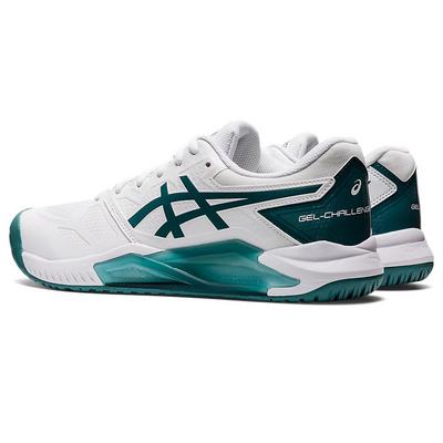Asics Mens GEL-Challenger 13 Tennis Shoes - White/Velvet Pine - main image