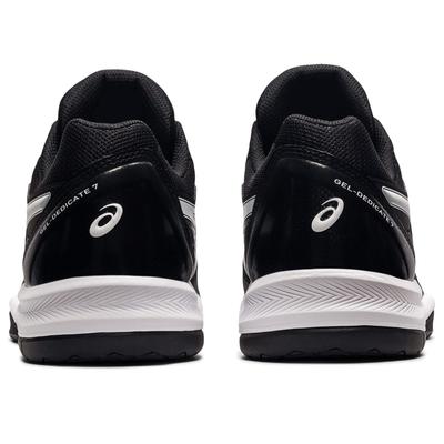 Asics Mens GEL-Dedicate 7 Tennis Shoes - Black/White - main image
