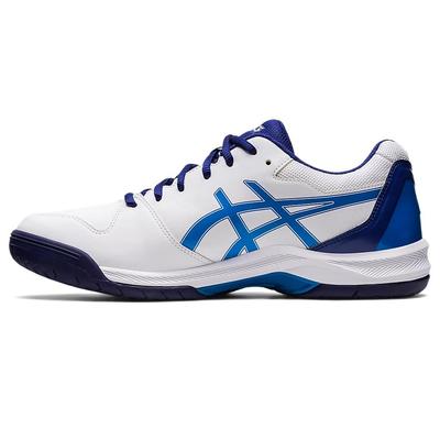 Asics Mens GEL-Dedicate 7 Tennis Shoes - White/Electric Blue - main image