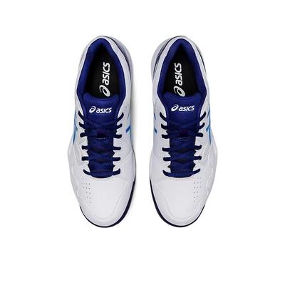 Asics Mens GEL-Dedicate 7 Tennis Shoes - White/Electric Blue
