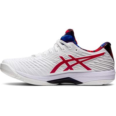 Asics Mens Solution Speed FF 2 L.E Tennis Shoes - White/Classic Red - main image