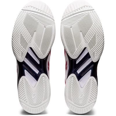 Asics Mens Solution Speed FF 2 L.E Tennis Shoes - White/Classic Red - main image