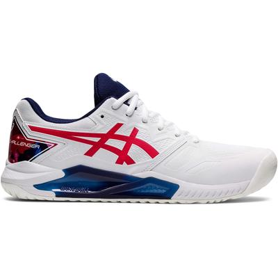 Asics Mens GEL-Challenger 13 L.E Tennis Shoes - White/Classic Red - main image