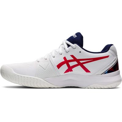 Asics Mens GEL-Challenger 13 L.E Tennis Shoes - White/Classic Red - main image