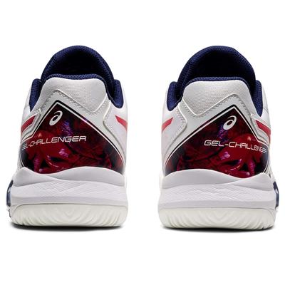 Asics Mens GEL-Challenger 13 L.E Tennis Shoes - White/Classic Red - main image