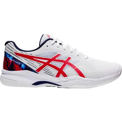 Asics Mens GEL-Game 8 L.E Tennis Shoes - White/Classic Red - main image