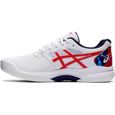 Asics Mens GEL-Game 8 L.E Tennis Shoes - White/Classic Red
