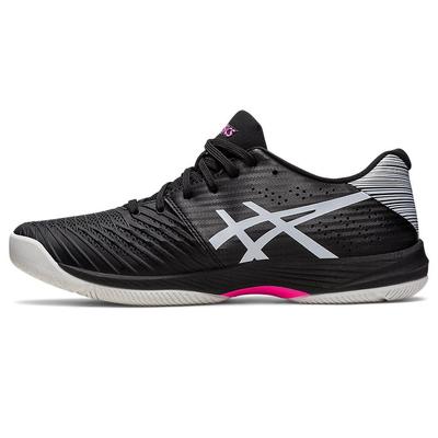 Asics Mens Solution Swift FF Tennis Shoes - Black/Hot Pink - main image