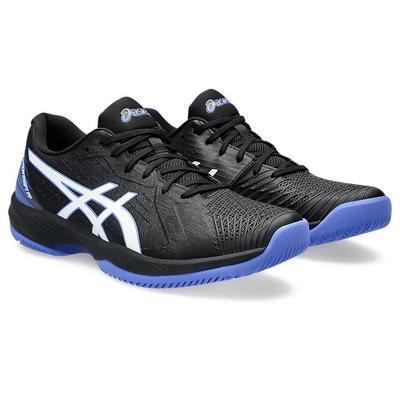 Asics Mens Solution Swift FF Tennis Shoes - Black/Sapphire - main image