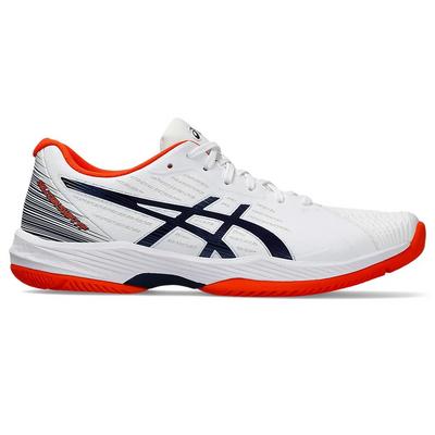 Asics Mens Solution Swift FF Tennis Shoes - White/Blue Expanse - main image