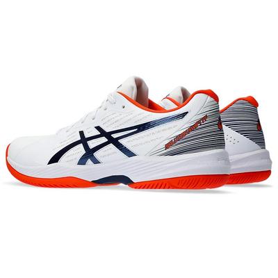 Asics Mens Solution Swift FF Tennis Shoes - White/Blue Expanse - main image