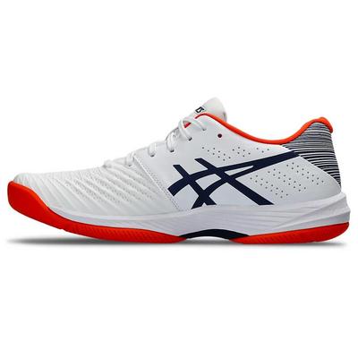 Asics Mens Solution Swift FF Tennis Shoes - White/Blue Expanse - main image