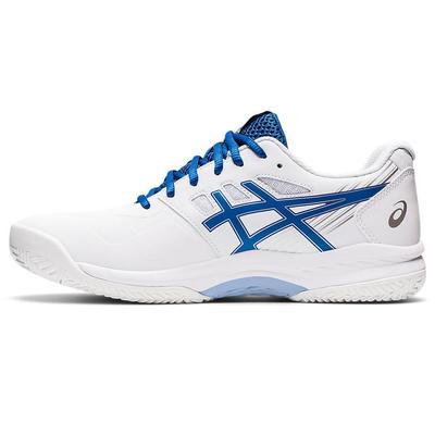 Asics Mens Gel Game 8 Clay Tennis Shoes -  White/Blue - main image