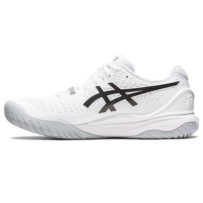 Asics Mens GEL-Resolution 9 Tennis Shoes - White/Black - main image