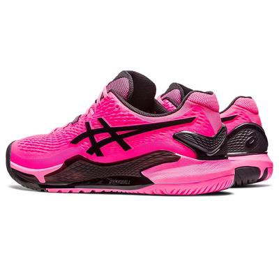 Asics Mens GEL-Resolution 9 Tennis Shoes - Hot Pink/Black - main image