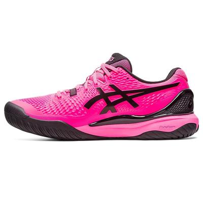 Asics Mens GEL-Resolution 9 Tennis Shoes - Hot Pink/Black - main image