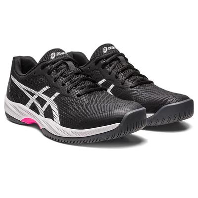 Asics Mens GEL-Game 9 Tennis Shoes - Black/Hot Pink - main image