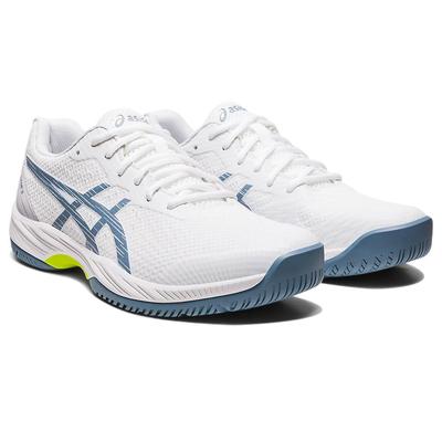 Asics Mens GEL-Game 9 Tennis Shoes - White/Steel Blue - main image