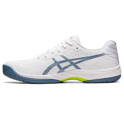Asics Mens GEL-Game 9 Tennis Shoes - White/Steel Blue - main image