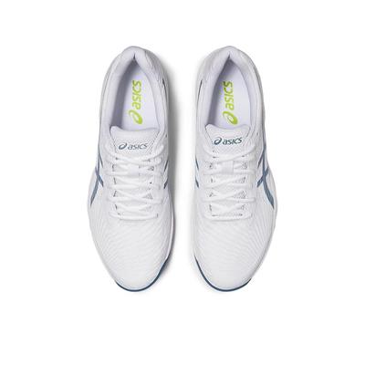 Asics Mens GEL-Game 9 Tennis Shoes - White/Steel Blue