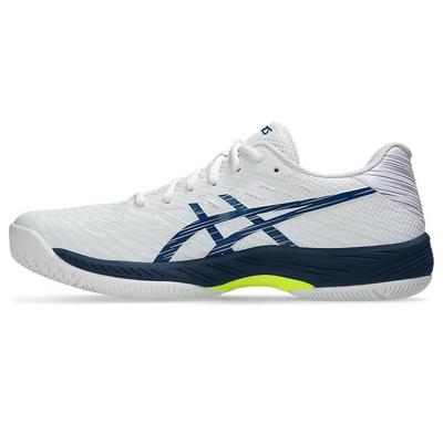 Asics Mens GEL-Game 9 Tennis Shoes - White/Mako Blue - main image