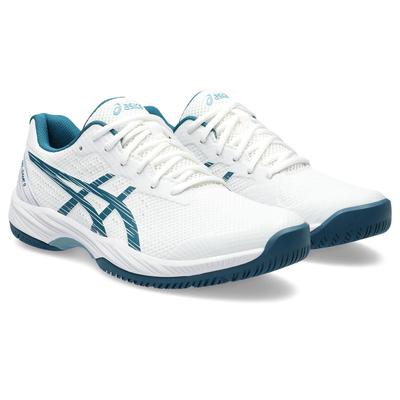 Asics Mens GEL-Game 9 Tennis Shoes - White/Emerald Green - main image