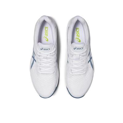 Asics Mens GEL-Game 9 Clay/Omni Tennis Shoes - White/Steel Blue - main image