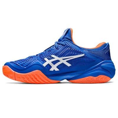 Asics Mens Court FF 3 Novak Tennis Shoes - Tuna Blue/Orange
