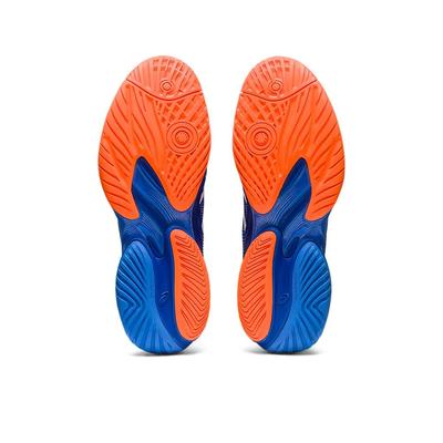 Asics Mens Court FF 3 Novak Tennis Shoes - Tuna Blue/Orange