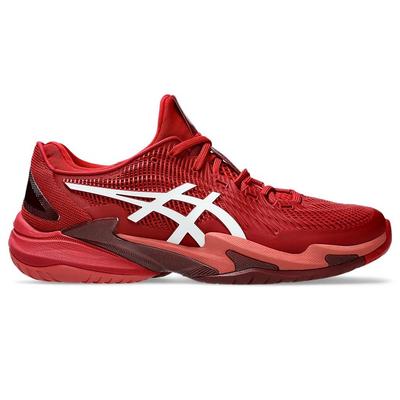 Asics Mens Court FF 3 Novak Tennis Shoes - Cranberry/White - main image