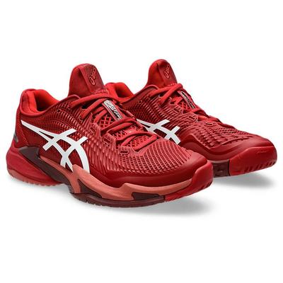 Asics Mens Court FF 3 Novak Tennis Shoes - Cranberry/White - main image