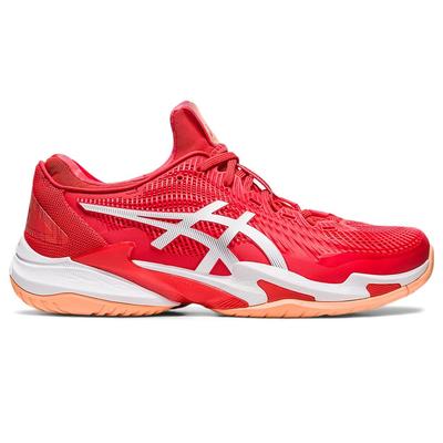Asics Mens Court FF 3 Novak Tennis Shoes - Fiery Red/White - main image