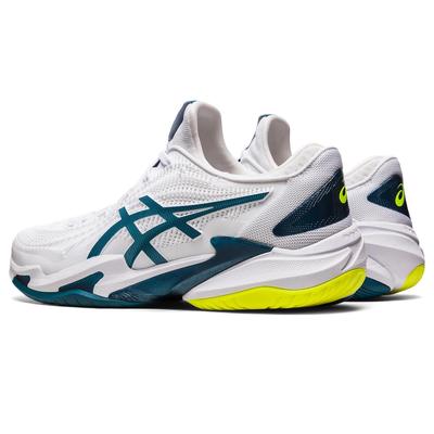 Asics Mens Court FF 3 Tennis Shoes - White/Gris Blue