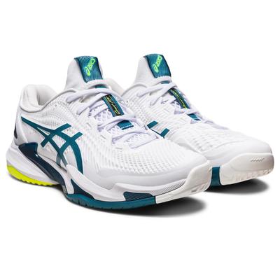 Asics Mens Court FF 3 Tennis Shoes - White/Gris Blue