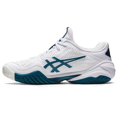 Asics Mens Court FF 3 Tennis Shoes - White/Gris Blue - main image